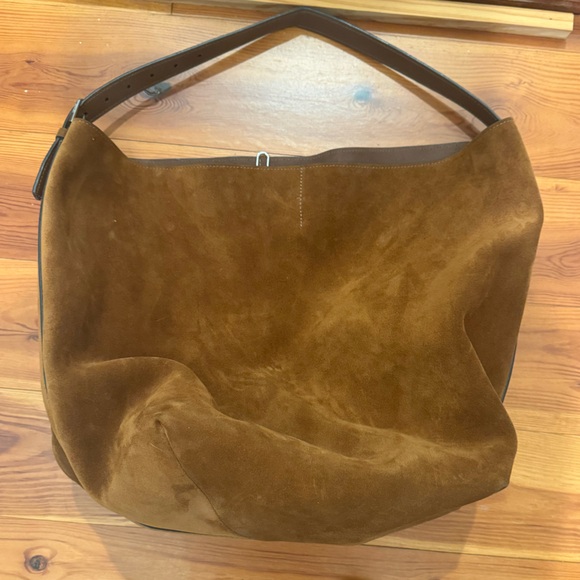 Toteme Belted suede tote tan - Picture 2 of 4